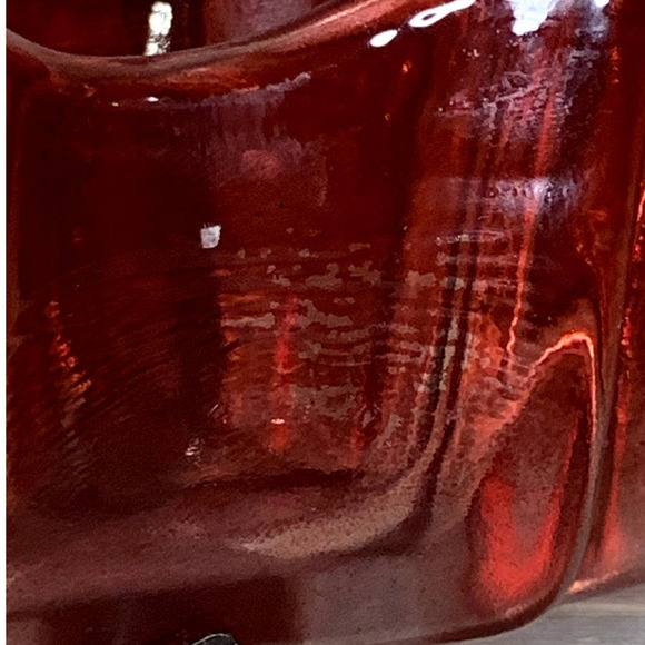 Mikasa Petite Christmas Red Tree 5" Votive - Picture 9 of 9